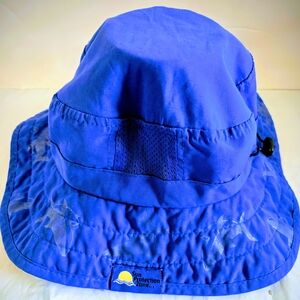Sun Protection Zone Blue Bucket Hat 50 Upf Like New Kids 4-6